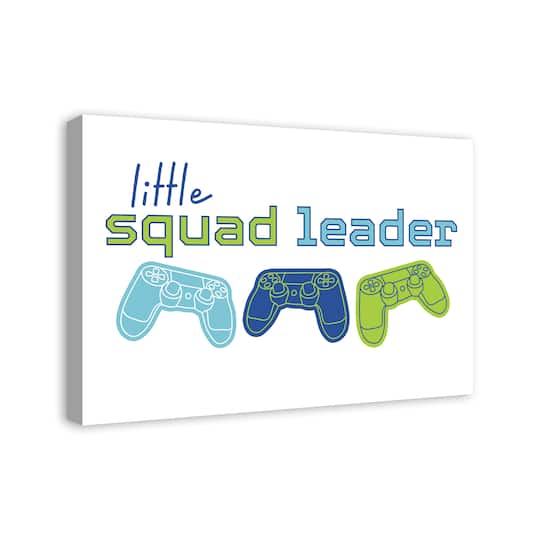Little Squad Leader 30" x 20" Canvas Wall Art